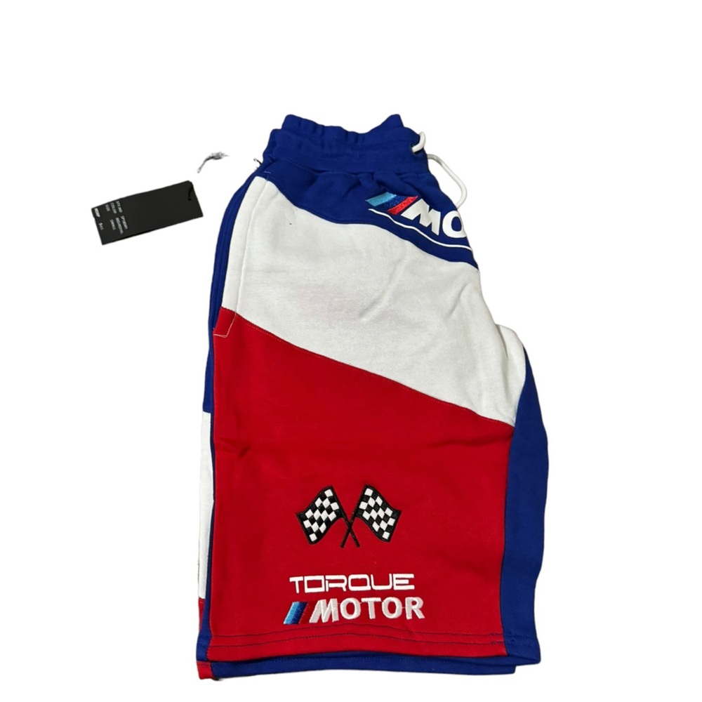 Krisp NYC Mens motor sport racing engine shorts